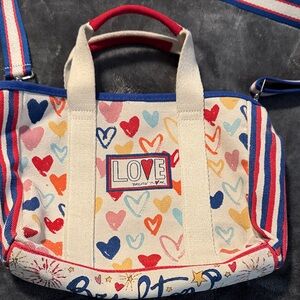 Brighton Multicolor Heart Tote Bag
